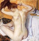 Woman Canvas Paintings - Woman Combing Her Hair